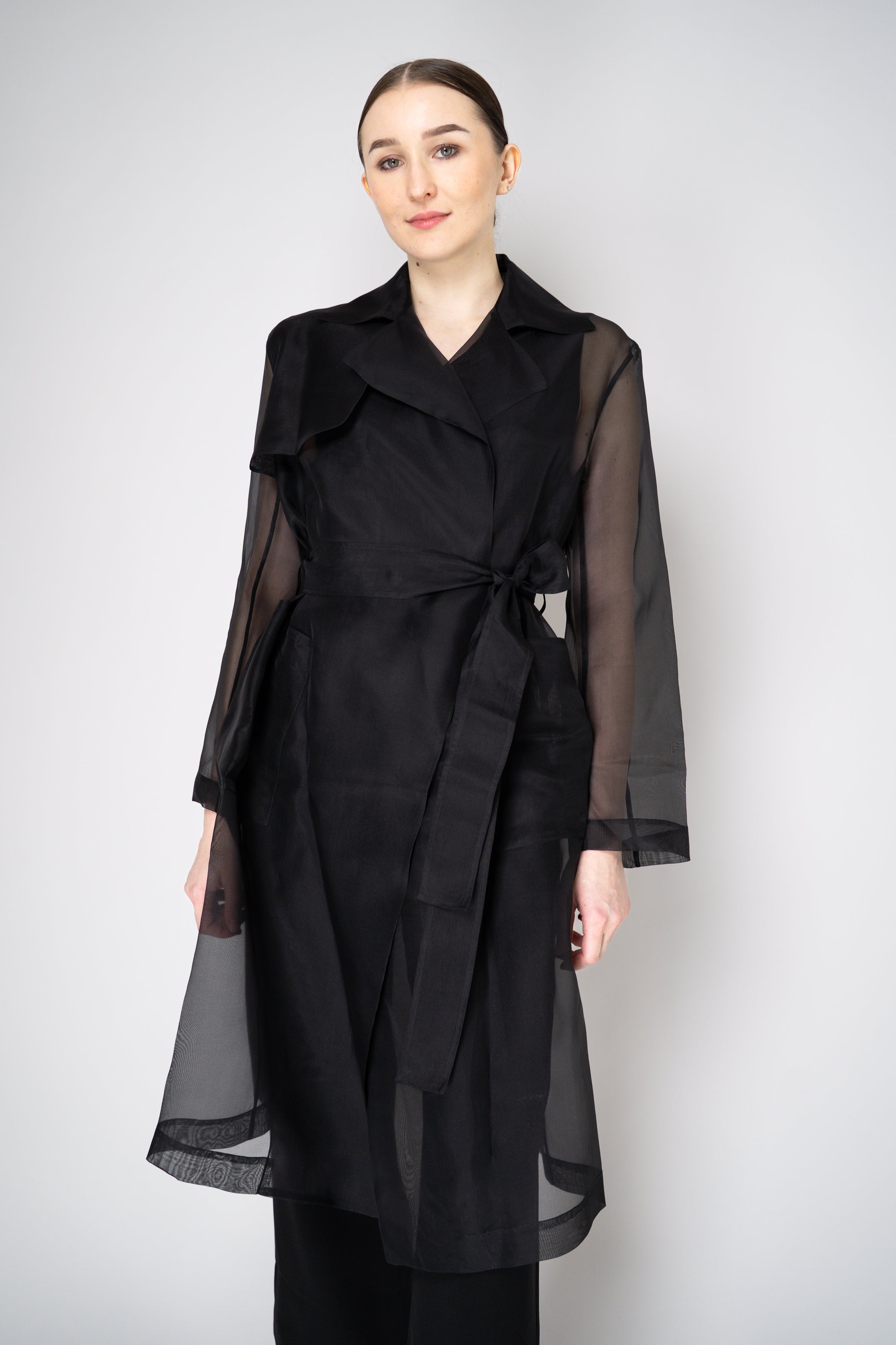 正規品Ameri FOIL PAINTING SHEER TRENCH COAT セール】FOIL PAINTING SHEER TRENCH COAT（トレンチコート