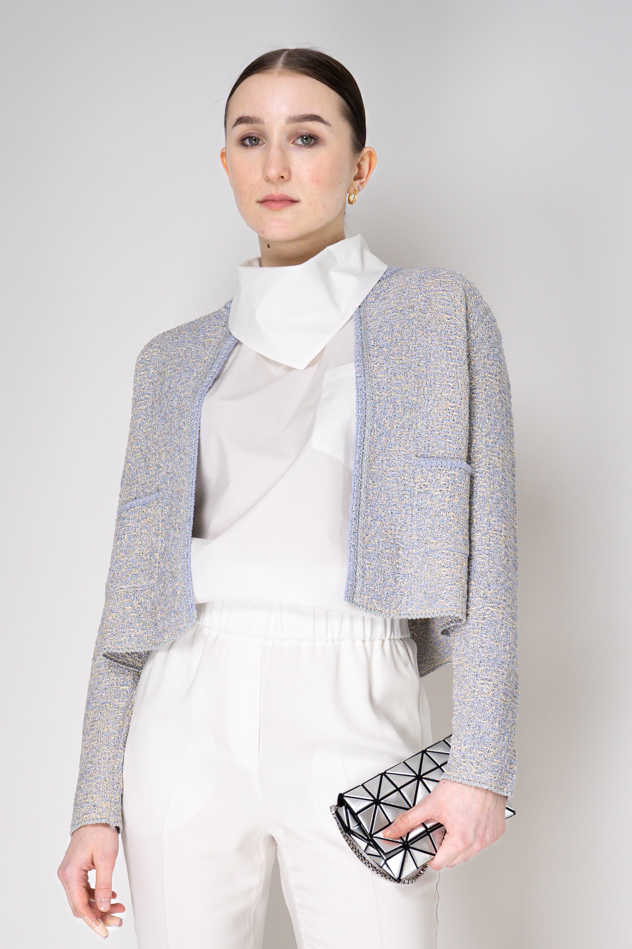 トップス andmary ashley ribbon cardigan lightgray Ashley ribbon cardigan
