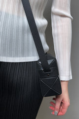 Bao Bao Issey Miyake Mini Cuboid Shoulder Bag in Black
