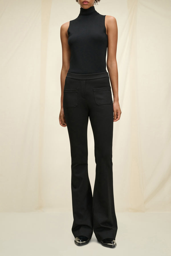 Dorothee Schumacher Emotional Essence Bootcut Pants in Black - Ashia Mode - Vancouver, BC