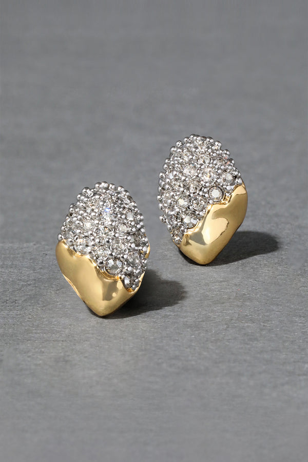 Alexis Bittar Solanales Crystal Tiny Pebble Stud Earring Vancouver. Shop Online or in Store. 