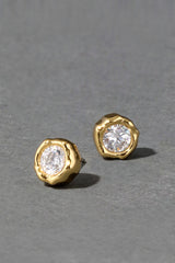 Alexis Bittar Asterales Molten Bezel Gold Stud Earring Vancouver. Shop Online or in Store. 