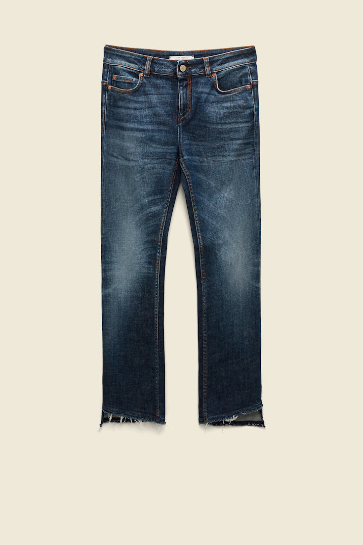 Dorothee Schumacher Denim Love Pants in Dark Blue - Ashia Mode - Vancouver, BC