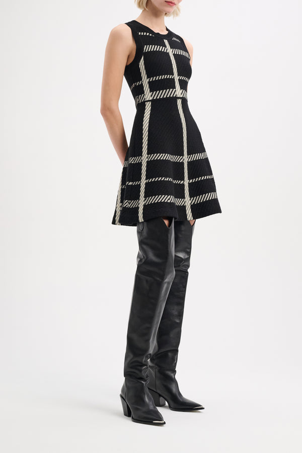 Dorothee Schumacher Check Challenge Dress Vancouver. Shop Online or in Store.