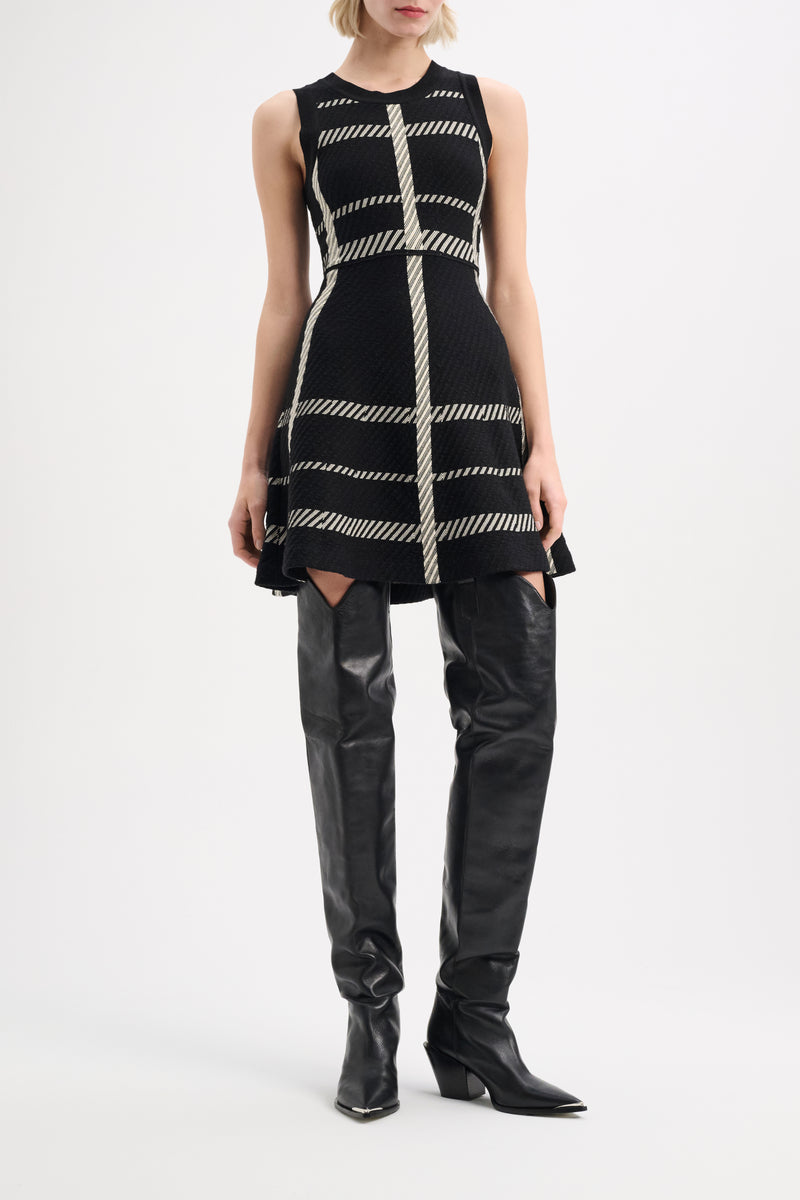Dorothee Schumacher Check Challenge Dress Vancouver. Shop Online or in Store.