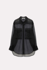 Dorothee Schumacher Sheer Opulence Silk Organza Blouse