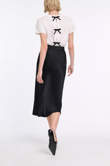 Dorothee Schumacher T-Shirt with Satin Bows on the Back in White
