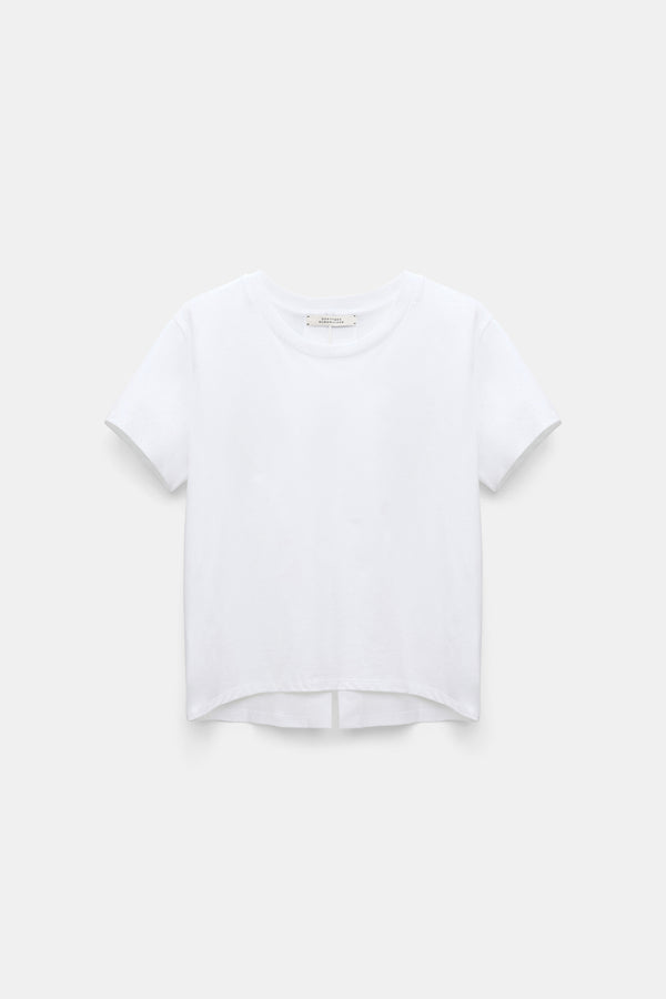 Dorothee Schumacher T-Shirt with Satin Bows on the Back in White