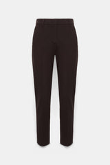Dorothee Schumacher Stretch Knit Punto Milano Cigarette Pants in Espresso