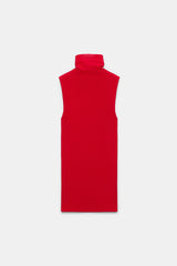 Dorothee Schumacher Fine Merino Wool Knit Sleeveless Top in Lollipop