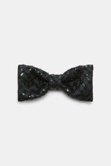Dorothee Schumacher Embellished Maxi Bow Brooch in Black