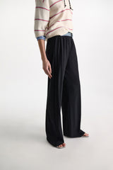 Dorothee Schumacher Techno Stretch Pull-On Style Pants in Black