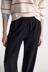 Dorothee Schumacher Techno Stretch Pull-On Style Pants in Black