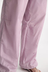 Dorothee Schumacher Pull-On Style Sporty Nylon Pants in Crocus Lilac Vancouver. Shop Online or in Store.
