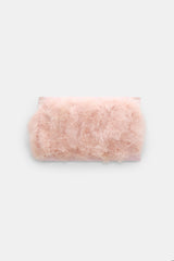 Dorothee Schumacher Merino-Cashmere Shrug with Feathers in Pink