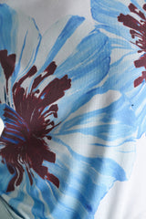 Dorothee Schumacher T-shirt with XL Floral Digital Print in Light Blue