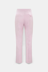Dorothee Schumacher Knick Flare Knit Punto Milano Trousers in Pink