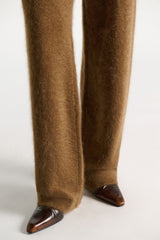 Dorothee Schumacher Merino-cashmere Wide Leg Trousers in Porcini Vancouver. Shop Online or in Store.