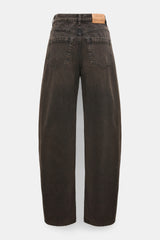 Dorothee Schumacher Full Length Barrel Jeans in Porcini Wash