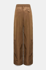 Dorothee Schumacher Barrel Leg Nylon Pants in Porcini