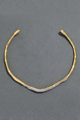 Alexis Bittar Solanales Gold Crystal Skinny Collar