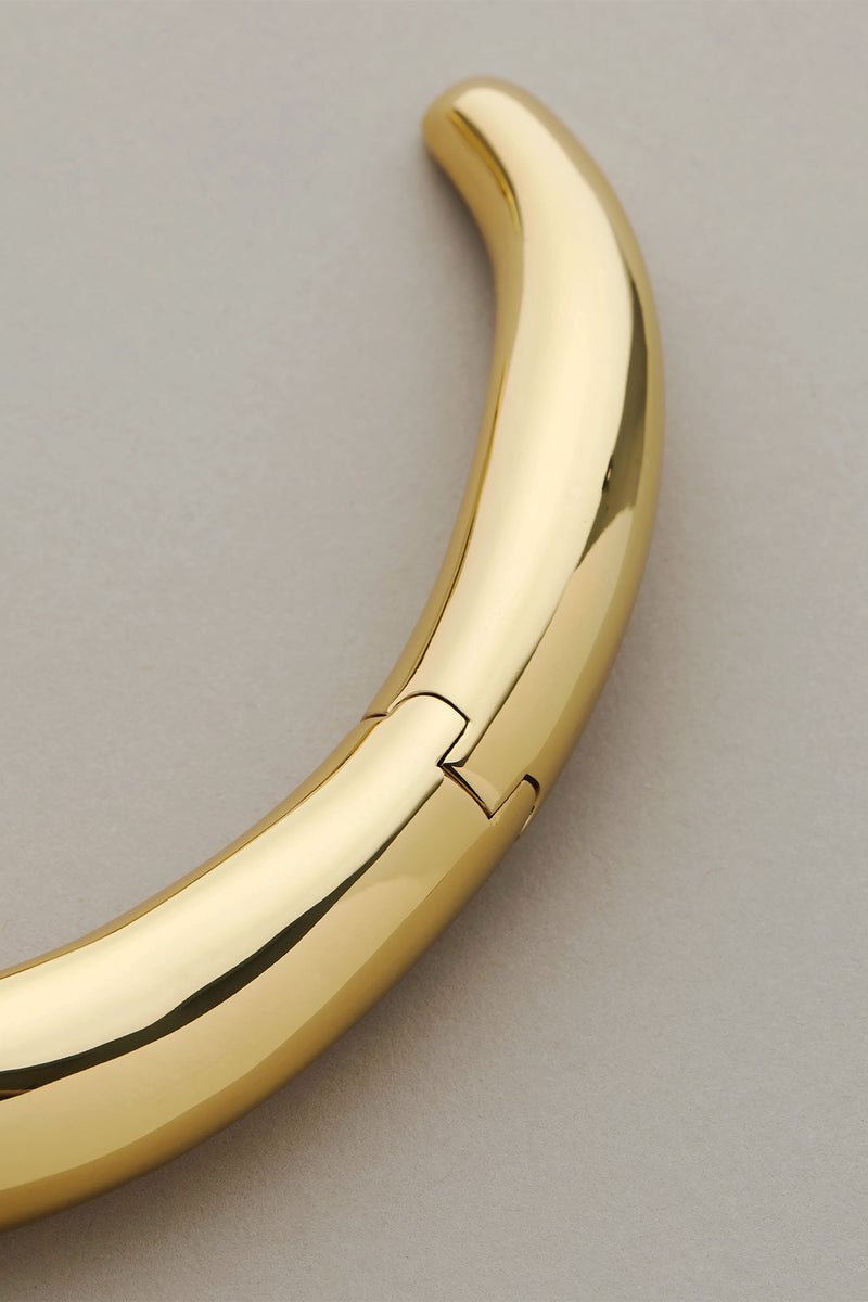 Alexis Bittar Metal Hinge Collar in Gold