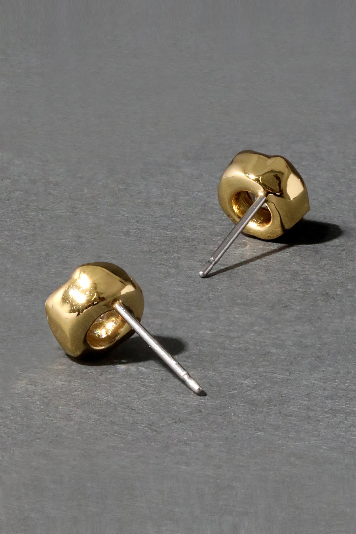 Alexis Bittar Asterales Molten Bezel Gold Stud Earring – Ashia Mode
