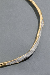 Alexis Bittar Solanales Gold Crystal Skinny Collar