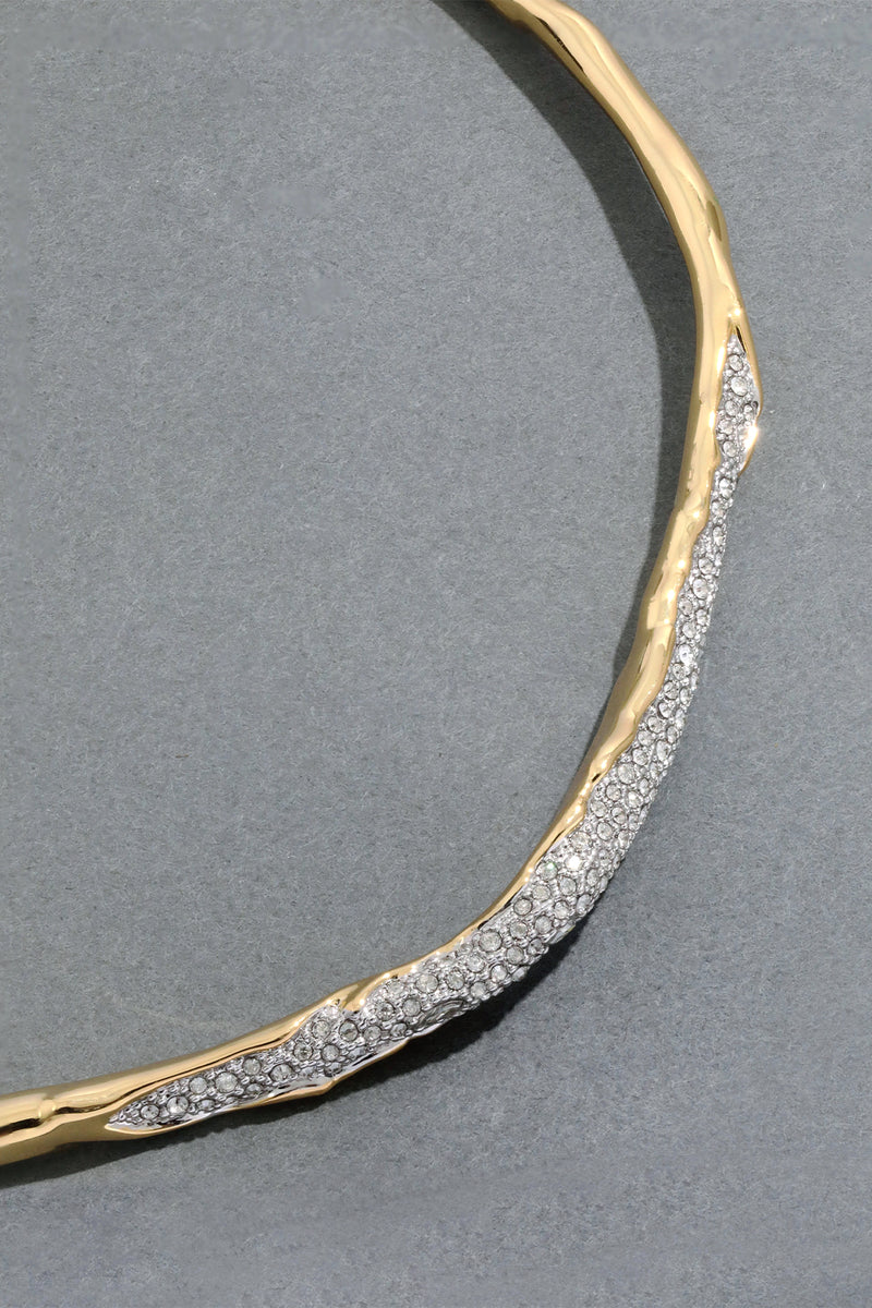 Alexis Bittar Solanales Gold Crystal Skinny Collar