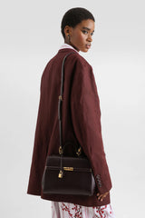 Dolce & Gabbana Marlene Small Handbag in Palmellato Calfskin in Black Vancouver. Shop Online or in Store.