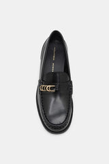 Dorothee Schumacher Subtle Shine Loafer in Black Vancouver. Shop Online or in Store.)