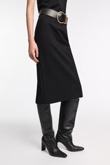 Dorothee Schumacher CPH Punto Milano Pencil Skirt in Black Vancouver. Shop Online or in Store.