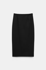 Dorothee Schumacher CPH Punto Milano Pencil Skirt in Black Vancouver. Shop Online or in Store.