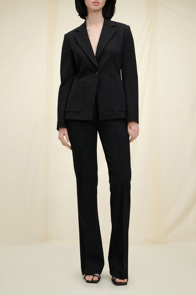 Dorothee Schumacher Emotional Essence Flared Pants in Black - Ashia Mode – Vancouver, BC