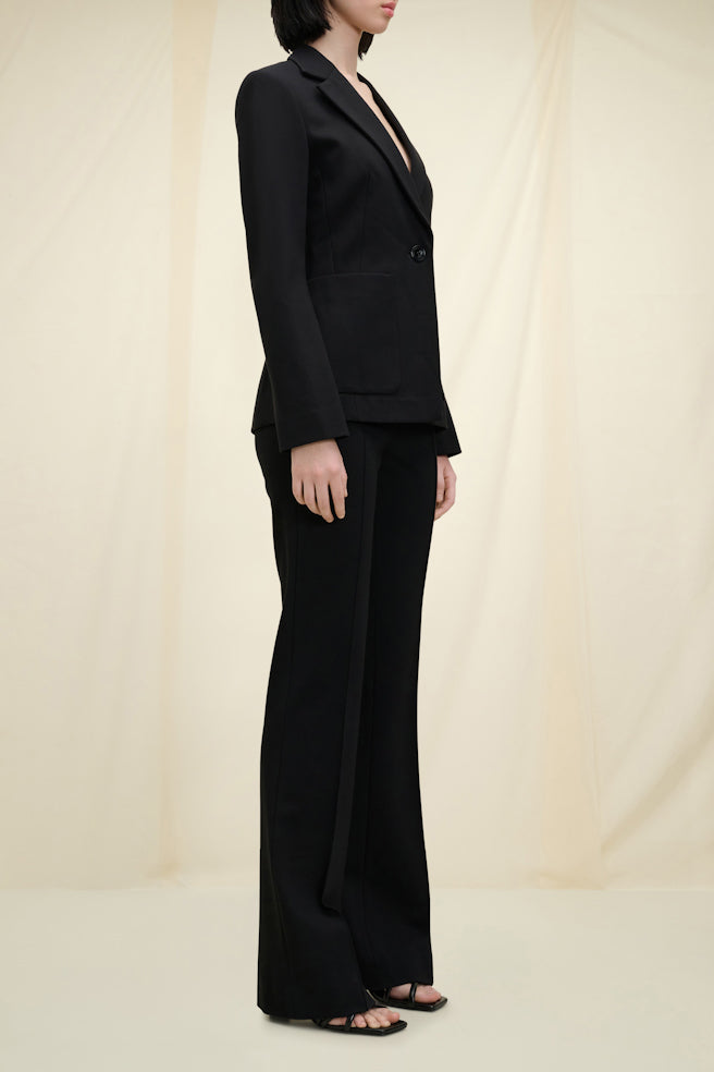 Dorothee Schumacher Emotional Essence Flared Pants in Black - Ashia Mode – Vancouver, BC