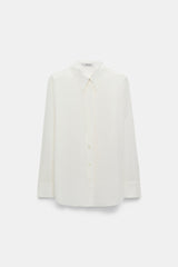 Dorothee Schumacher Relaxed Silk Blouse in Camellia White