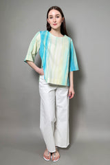 Annette Gortz Watercolour Print Cotton Top - Ashia Mode - Vancouver