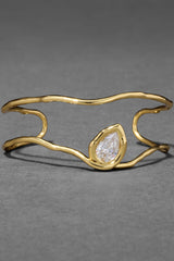 Alexis Bittar Asterales Gold Floating Cuff Bracelet Vancouver. Shop Online or in Store.