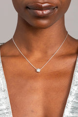 Alexis Bittar Asterales Solitaire Necklace in Silver Vancouver. Shop Online or in Store.