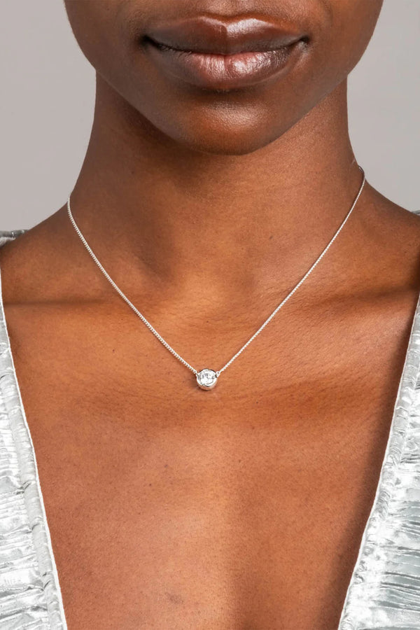 Alexis Bittar Asterales Solitaire Necklace in Silver Vancouver. Shop Online or in Store.