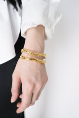 Alexis Bittar Brut Gold Cry Thorn Cuff Bracelet in Gold Vancouver. Shop Online or in Store.