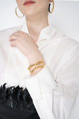 Alexis Bittar Brut Gold Cry Thorn Cuff Bracelet in Gold Vancouver. Shop Online or in Store.