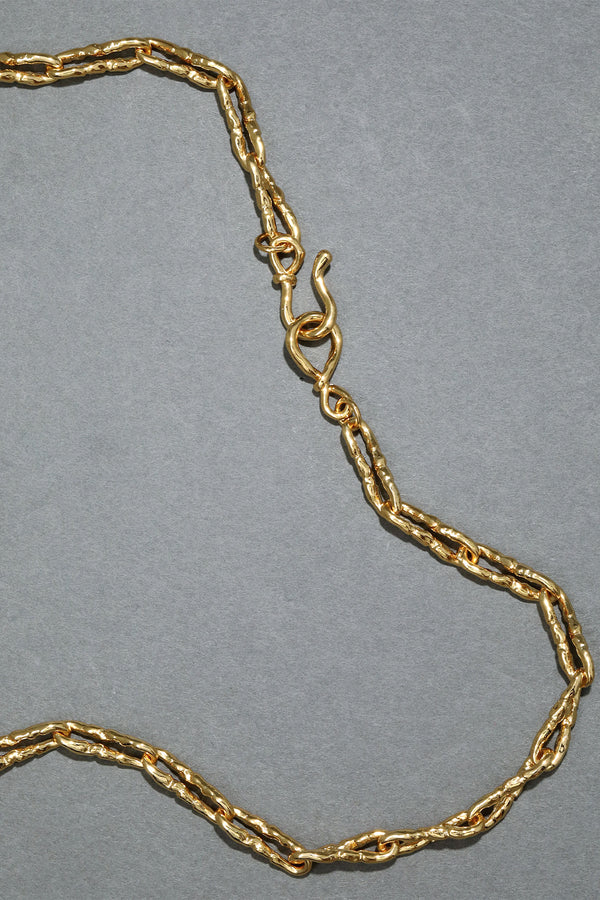 Alexis Bittar Brut Gold Twisted Link Long Necklace Vancouver. Shop Online or in Store. 