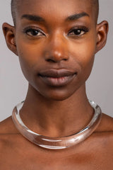 Alexis Bittar Liquid Clear Lucite Collar Necklace Vancouver. Shop Online or in Store
