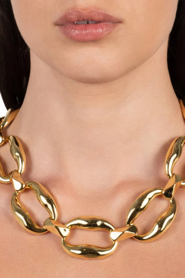 Alexis Bittar Molten Gold Link Necklace Vancouver. Shop Online or in Store.
