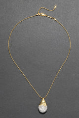 Alexis Bittar Solanales Crystal Gold Dripping Teardrop Necklace Vancouver. Shop Online or in Store.