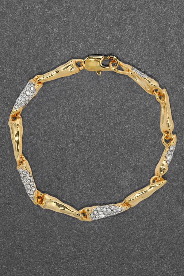 Alexis Bittar Solanales Crystal Linked Spear Bracelet in Gold Vancouver. Shop Online or in Store.
