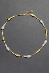 Alexis Bittar Solanales Crystal Teardrop Riviera Necklace in Gold Vancouver. Shop Online or in Store.