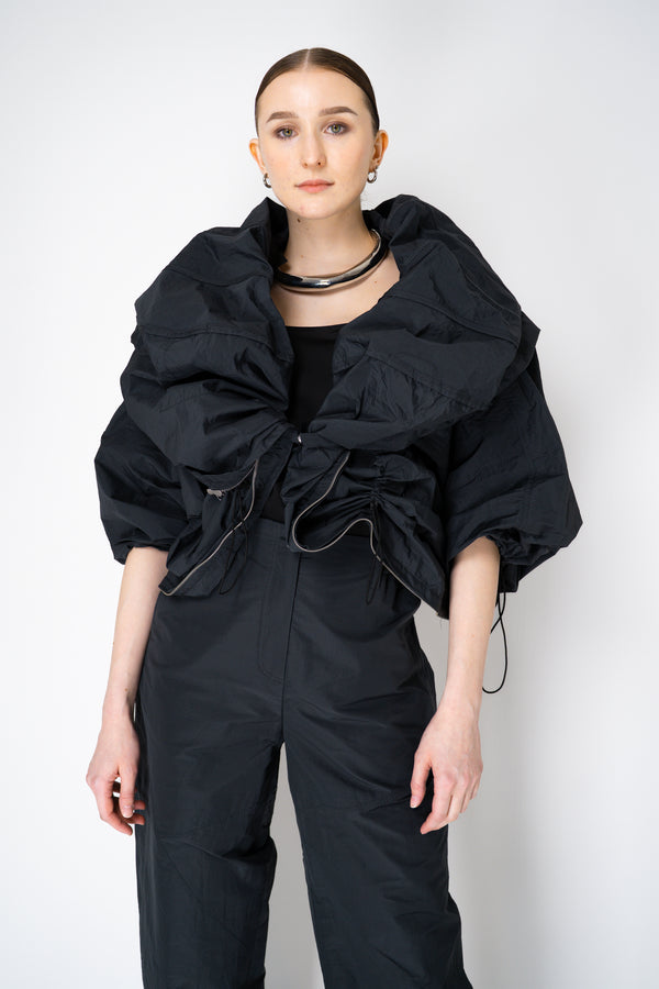 Annette Gortz 2-in-1 Voluminous Coat in Black Vancouver. Shop Online or in Store.