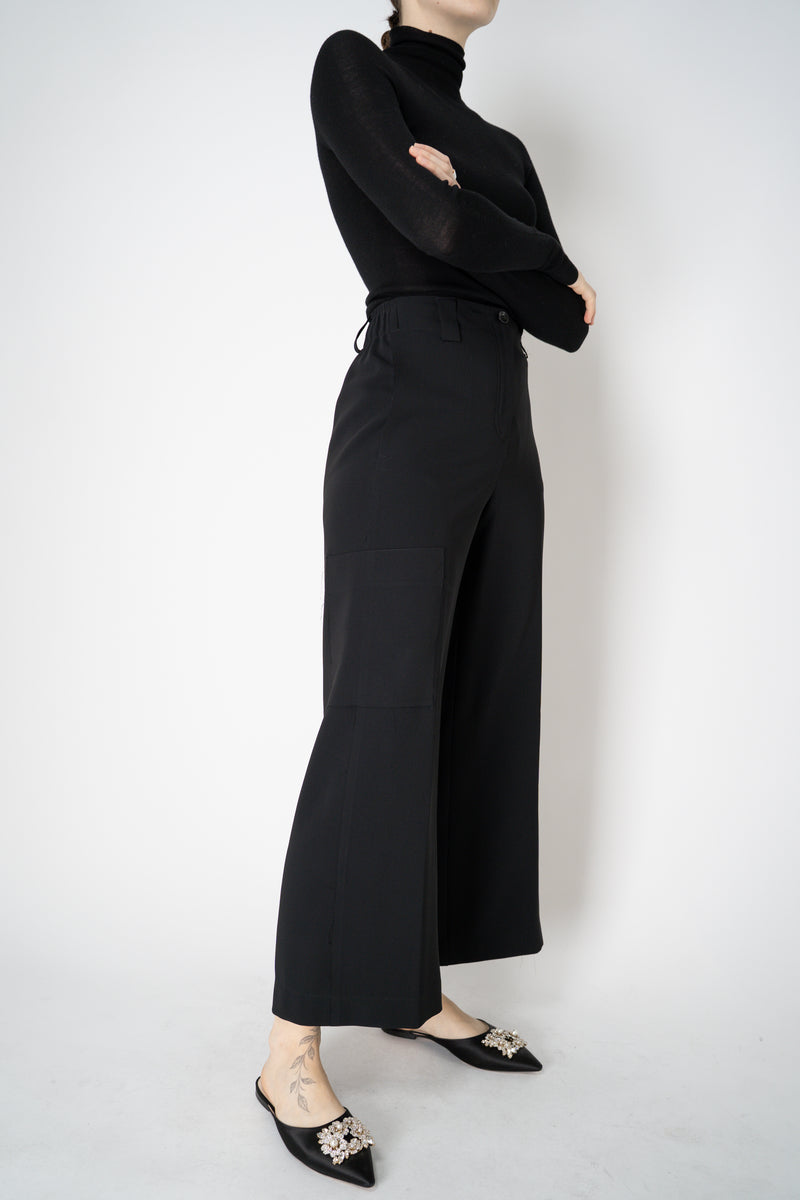 Annette Gortz Cady Culotte Cargo Trousers in Black Vancouver. Shop Online or in Store.